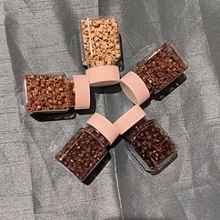 Small hair beads used for The Hair Sparkler's beads add-on